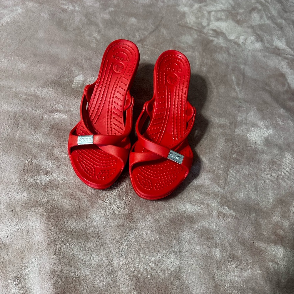 Crocs Women's Red Sandals